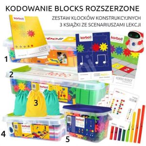 Zestaw klocków KORBO - KODOWANIE ROZSZERZONE