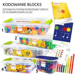 Zestaw klocków KORBO - KODOWANIE
