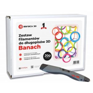 Zestaw filamentów do długopisów BANACH 3D - 200m