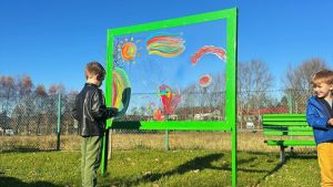 Ściana do malowania XL – tablica do malowania na plac zabaw