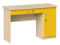 Biurko KUJAWIAK 1szafkowe_dł.1200_klon fronty żółte.png