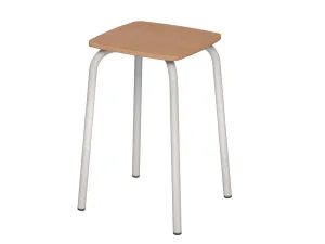 Taboret, siedzisko ze sklejki kwadratowe