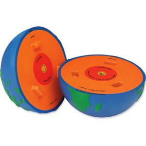 Ziemia - model przekrojowy z pianki